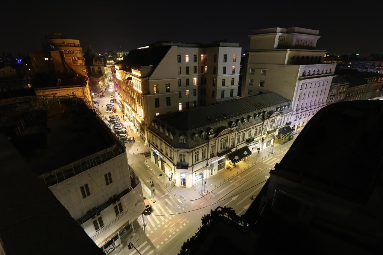 Apartamento Deluxe Studio Old Center Panoramic View Terrace Bucarest Exterior foto