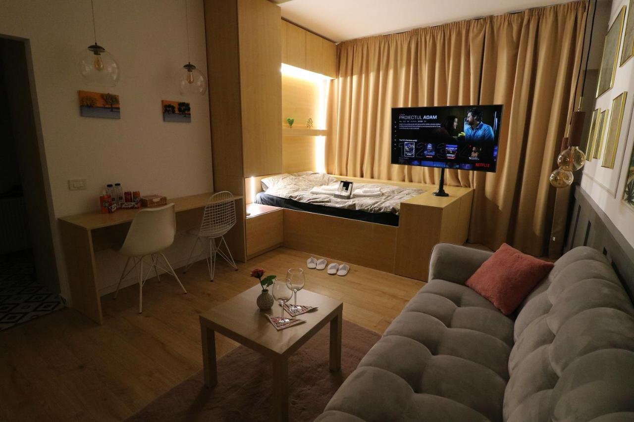 Apartamento Deluxe Studio Old Center Panoramic View Terrace Bucarest Exterior foto