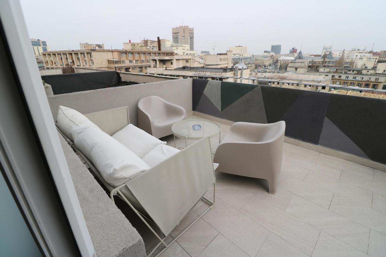 Apartamento Deluxe Studio Old Center Panoramic View Terrace Bucarest Exterior foto