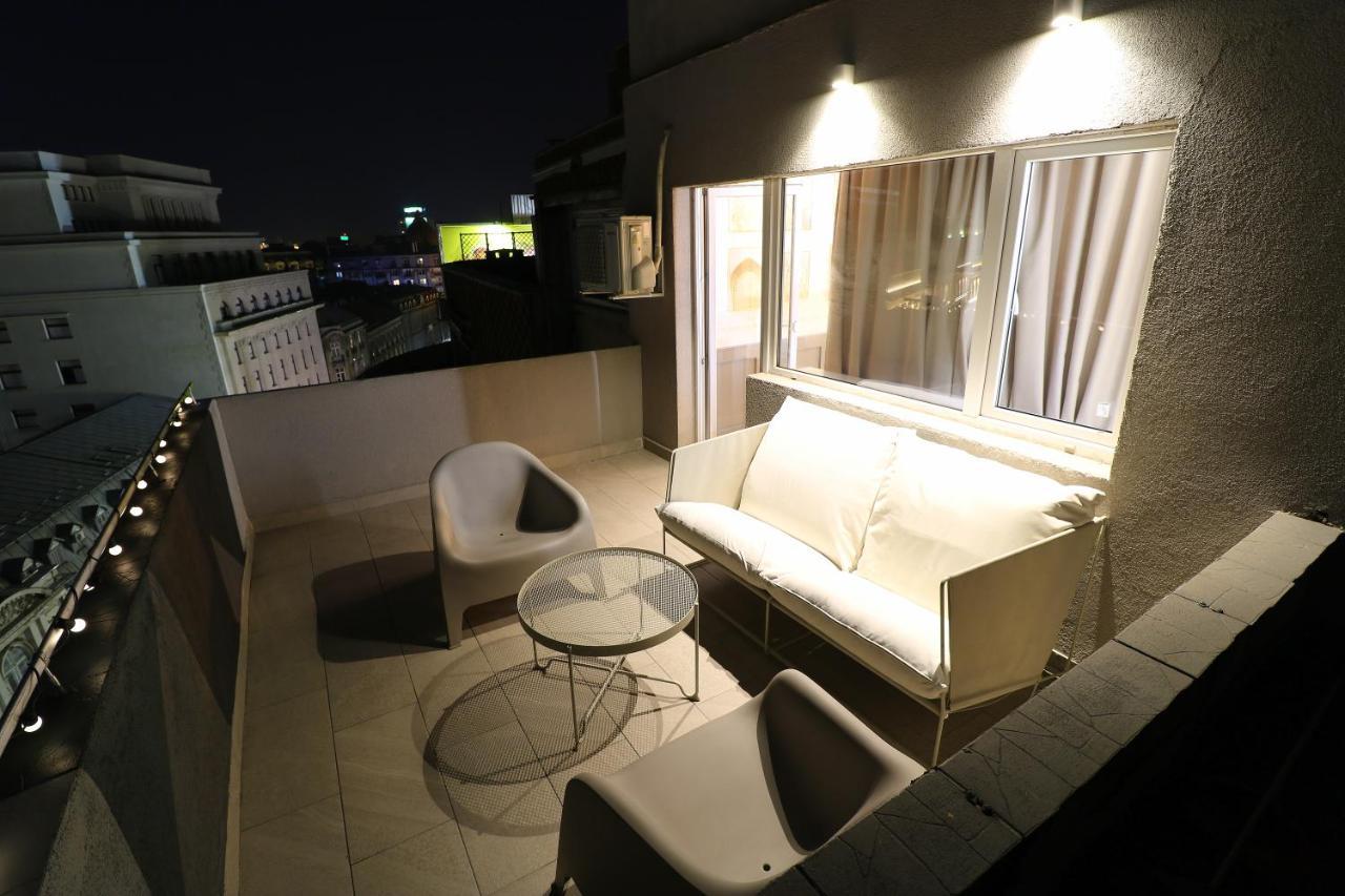 Apartamento Deluxe Studio Old Center Panoramic View Terrace Bucarest Exterior foto
