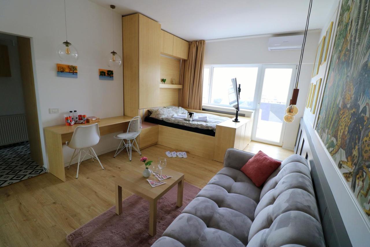 Apartamento Deluxe Studio Old Center Panoramic View Terrace Bucarest Exterior foto